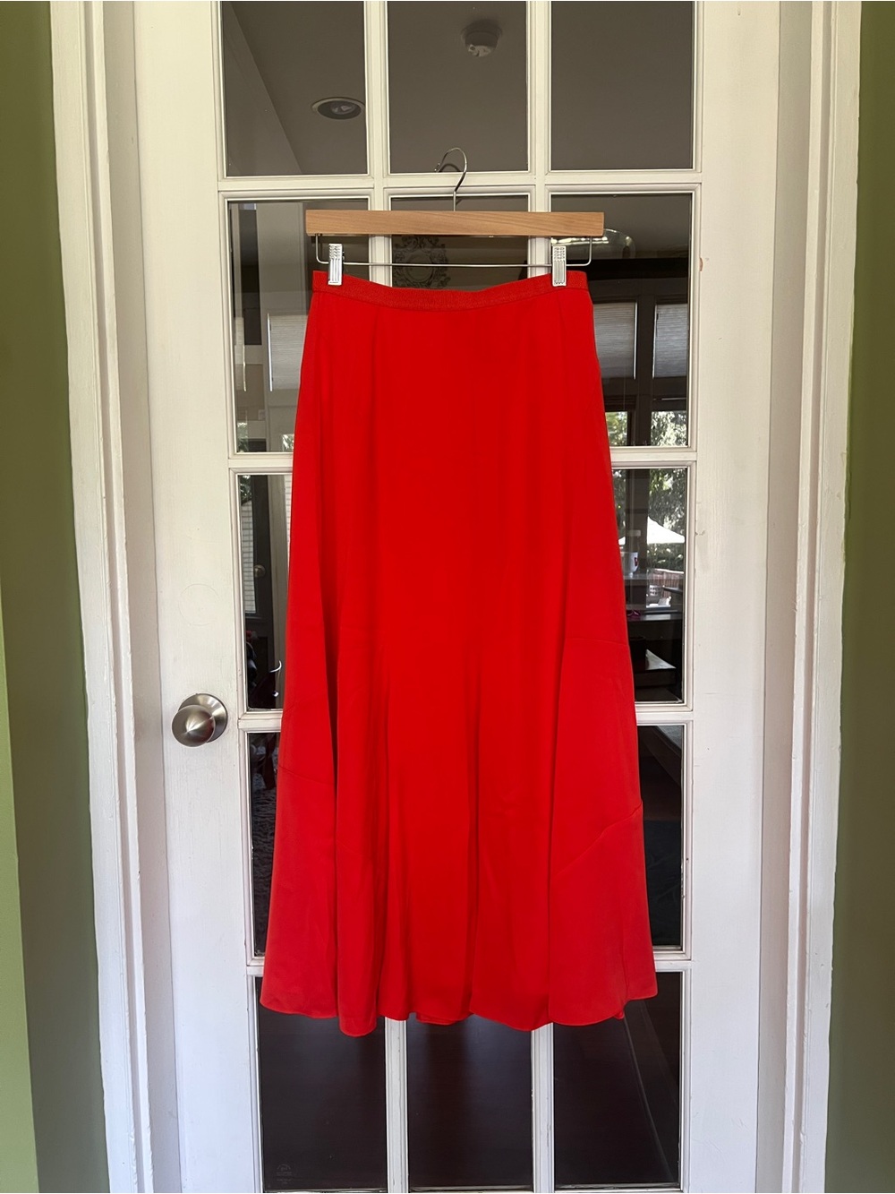 Orange Women's A-Line Skirt (Ann Taylor, S petite) NWT